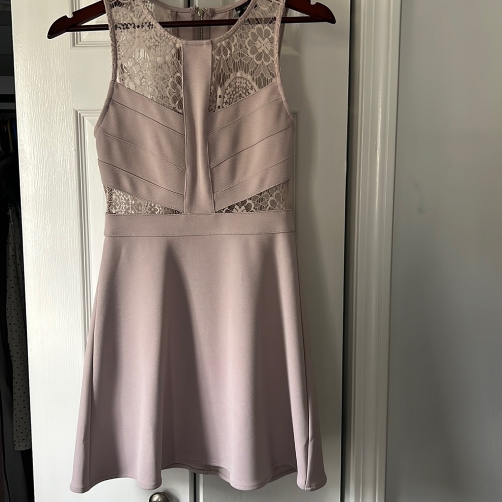 sparkle and fade mauve dress